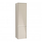 Пенал для ванной Villeroy & Boch Collaro 45,4x153,8х34,9 см петли слева с подсветкой ДСП мягкий серый C034L0VK