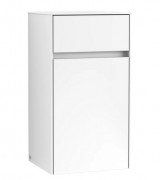Шкафчик для ванной Villeroy & Boch Collaro 40,4x74,8х34,9 см петли справа ДСП матовый белый C03201MS