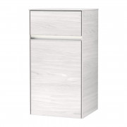 Шафка Villeroy & Boch Collaro 40,4x74,8х34,9 см петлі праворуч з підсвічуванням ДСП біле дерево C032L1E8