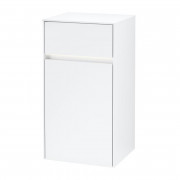 Шкафчик Villeroy & Boch Collaro 40,4x74,8х34,9 см петли справа с подсветкой ДСП матовый белый C032L1MS