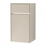 Шафка Villeroy & Boch Collaro 40,4x74,8х34,9 см петлі праворуч з підсвічуванням ДСП м'який сірий C032L1VK