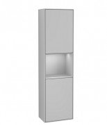 Пенал Villeroy & Boch Finion 41,8x151,6х27 см петли слева с подсветкой МДФ светло-серый матовый лак F460GJGJ