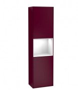 Пенал Villeroy & Boch Finion 41,8x151,6х27 см петли слева с подсветкой МДФ пион матовый лак/белый матовый лак F460MTHB