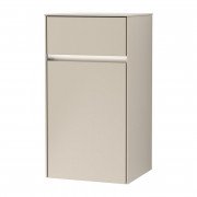 Шафка Villeroy & Boch Collaro 40,4x74,8х34,9 см петлі праворуч з підсвічуванням ДСП м'який сірий C032L1VK