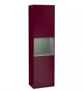 Пенал Villeroy & Boch Finion 41,8x151,6х27 см петли слева с подсветкой МДФ пион матовый лак/оливковый матовый лак F460GMHB