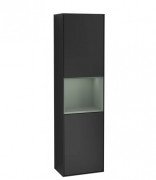 Пенал Villeroy & Boch Finion 41,8x151,6х27 см петли слева с подсветкой МДФ черный матовый лак/оливковый матовый лак F460GMPD