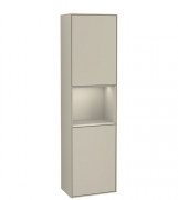 Пенал Villeroy & Boch Finion 41,8x151,6х27 см петли слева с подсветкой МДФ песок матовый лак F460HHHH