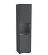 Пенал Villeroy & Boch Finion 41,8x151,6х27 см петли слева с подсветкой МДФ темно-синий матовый лак F460HGHG