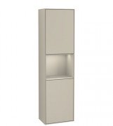 Пенал Villeroy & Boch Finion 41,8x151,6х27 см петли слева с подсветкой МДФ песок матовый лак F460HHHH