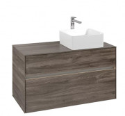 Тумба під раковину Villeroy & Boch Collaro 100х50 см із підсвічуванням ДСП кам'яний дуб C040B0RK