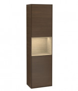 Пенал Villeroy & Boch Finion 41,8x151,6х27 см петли слева с подсветкой ДСП шпон грецкого ореха/шпон дуба F460PCGN