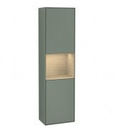 Пенал Villeroy & Boch Finion 41,8x151,6х27 см петли слева с подсветкой МДФ оливковый матовый лак/шпон дуба F460PCGM