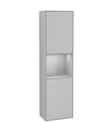 Пенал Villeroy & Boch Finion 41,8x151,6х27 см петли слева с подсветкой МДФ светло-серый матовый лак G460GJGJ