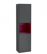 Пенал Villeroy & Boch Finion 41,8x151,6х27 см петлі зліва з підсвічуванням МДФ темно-синій матовий лак/півон матовий лак G470HBHG