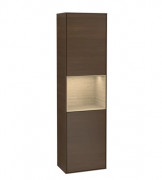 Пенал Villeroy & Boch Finion 41,8x151,6х27 см петли справа с подсветкой ДСП шпон грецкого ореха/шпон дуба G470PCGN