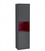 Пенал Villeroy & Boch Finion 41,8x151,6х27 см петли слева с подсветкой МДФ темно-синий матовый лак/пион матовый лак G470HBHG