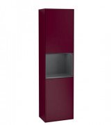 Пенал Villeroy & Boch Finion 41,8x151,6х27 см петли справа с подсветкой МДФ пион матовый лак/темно-синий матовый лак G470HGHB