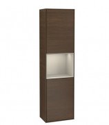 Пенал Villeroy & Boch Finion 41,8x151,6х27 см петли справа с подсветкой ДСП шпон грецкого ореха/песок матовый лак G470HHGN