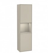 Пенал Villeroy & Boch Finion 41,8x151,6х27 см петли справа с подсветкой МДФ песок матовый лак G470HHHH