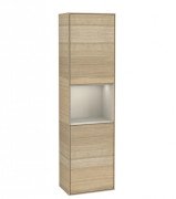 Пенал Villeroy & Boch Finion 41,8x151,6х27 см петлі праворуч з підсвічуванням ДСП шпон дуба/пісок матовий лак G470HHPC