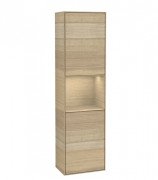 Пенал Villeroy & Boch Finion 41,8 x151, 6х27 см петлі праворуч з підсвічуванням ДСП шпон дуба G470PCPC