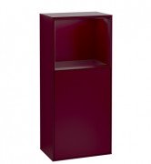 Шкафчик для ванной Villeroy & Boch Finion 41,8х93,6х27 см петли слева с подсветкой МДФ пион матовый лак F500HBHB