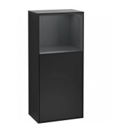 Шафка для ванної Villeroy & Boch Finion 41,8х93,6х27 см петлі зліва з підсвічуванням МДФ чорний матовий лак/темно-синій матовий лак F500HGPD