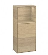 Шкафчик для ванной Villeroy & Boch Finion 41,8х93,6х27 см петли слева с подсветкой ДСП шпон дуба F500PCPC