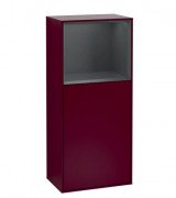 Шафка для ванної Villeroy & Boch Finion 41,8х93,6х27 см петлі зліва з підсвічуванням МДФ півонія матовий лак/темно-синій матовий лак G500HGHB