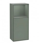 Шафка для ванної Villeroy & Boch Finion 41,8 х93, 6х27 см петлі праворуч з підсвічуванням МДФ оливковий матовий лак F510GMGM