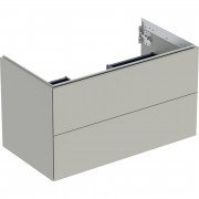 Тумба під раковину Geberit One 88,8x50,4x47 см ДСП сірий матовий 505.263.00.7