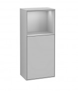 Шафка для ванної Villeroy & Boch Finion 41,8х93,6х27 см петлі праворуч з підсвічуванням МДФ світло-сірий матовий лак G510GJGJ