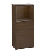 Шкафчик для ванной Villeroy & Boch Finion 41,8х93,6х27 см петли справа с подсветкой ДСП шпон грецкого ореха G510GNGN