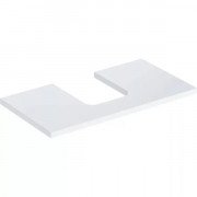 Столешница Geberit One 75x3x47 см ДСП белый глянцевый 505.272.00.1