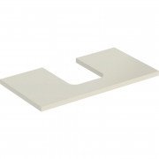 Стільниця Geberit One 75x3x47 см ДСП пісочно-сірий глянсовий 505.272.00.4