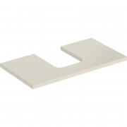 Столешница Geberit One 90x3x47 см ДСП песочно-серый глянцевый 505.273.00.4