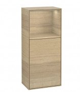 Шафка для ванної Villeroy & Boch Finion 41,8х93,6х27 см петлі праворуч з підсвічуванням ДСП шпон дуба G510PCPC