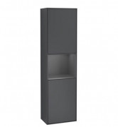 Пенал Villeroy & Boch Finion 41,8x151,6х27 см петли слева с подсветкой МДФ темно-синий матовый лак/антрацит матовый лак G460GKHG