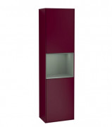 Пенал Villeroy & Boch Finion 41,8x151,6х27 см петлі зліва з підсвічуванням МДФ півонія матовий лак/оливковий матовий лак G460GMHB