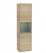 Пенал Villeroy & Boch Finion 41,8x151,6х27 см петлі зліва з підсвічуванням ДСП шпон дуба/оливковий матовий лак G460GMPC