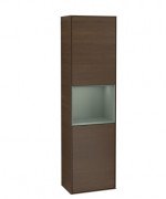 Пенал Villeroy & Boch Finion 41,8x151,6х27 см петли слева с подсветкой ДСП шпон грецкого ореха/оливковый матовый лак G460GMGN