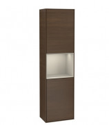 Пенал Villeroy & Boch Finion 41,8x151,6х27 см петли слева с подсветкой ДСП шпон грецкого ореха/песок матовый лак G460HHGN