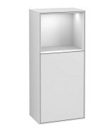 Шафка для ванної Villeroy & Boch Finion 41,8х93,6х27 см петлі зліва з підсвічуванням МДФ білий матовий лак F520MTMT