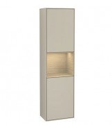 Пенал Villeroy & Boch Finion 41,8x151,6х27 см петли слева с подсветкой МДФ песок матовый лак/шпон дуба G460PCHH