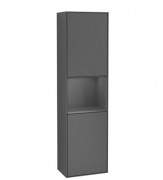 Пенал Villeroy & Boch Finion 41,8x151,6х27 см петли справа с подсветкой МДФ антрацит матовый лак F470GKGK