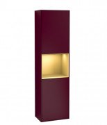 Пенал Villeroy & Boch Finion 41,8x151,6х27 см петли справа с подсветкой МДФ пион матовый лак/золотой матовый лак F470HFHB