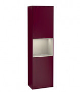 Пенал Villeroy & Boch Finion 41,8x151,6х27 см петлі праворуч з підсвічуванням МДФ півонія матовий лак/пісок матовий лак F470HHHB