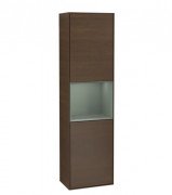 Пенал Villeroy & Boch Finion 41,8x151,6х27 см петли справа с подсветкой ДСП шпон грецкого ореха/оливковый матовый лак F470GMGN