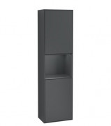 Пенал Villeroy & Boch Finion 41,8x151,6х27 см петли справа с подсветкой МДФ темно-синий матовый лак F470HGHG