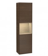 Пенал Villeroy & Boch Finion 41,8x151,6х27 см петли справа с подсветкой ДСП шпон грецкого ореха/шпон дуба F470PCGN